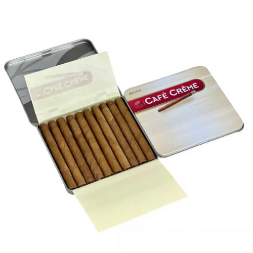Cafe Creme Beige Metal Kutu Sigarillo 2026