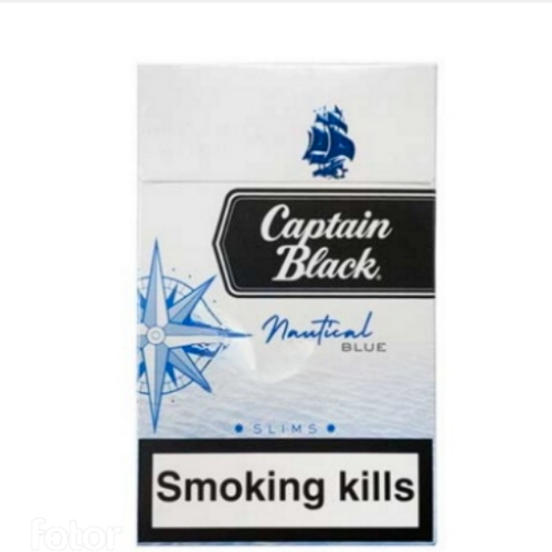 Captain Black Blue Nautical Slim